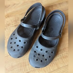Black Mary Jane Karin Crocs Women's 8